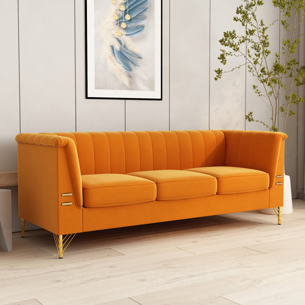 Aike Home 83.46'' Upholstered Sofa Wayfair